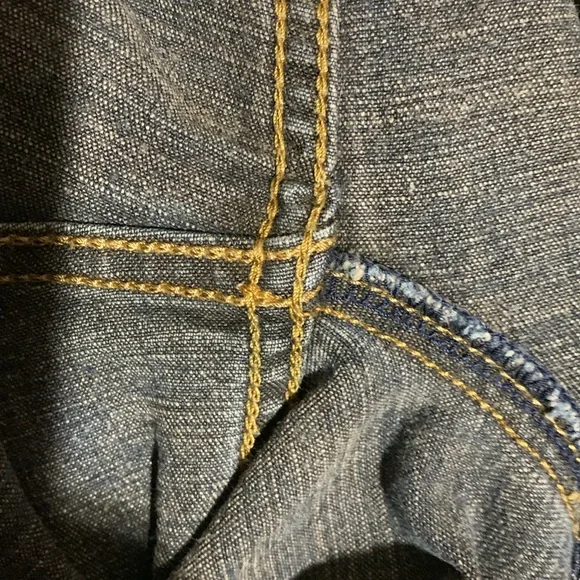 Caslon Jeans 10 Blue Stretch Straight Mid Rise 5-Pockets Cotton Spandex - Picture 14 of 16